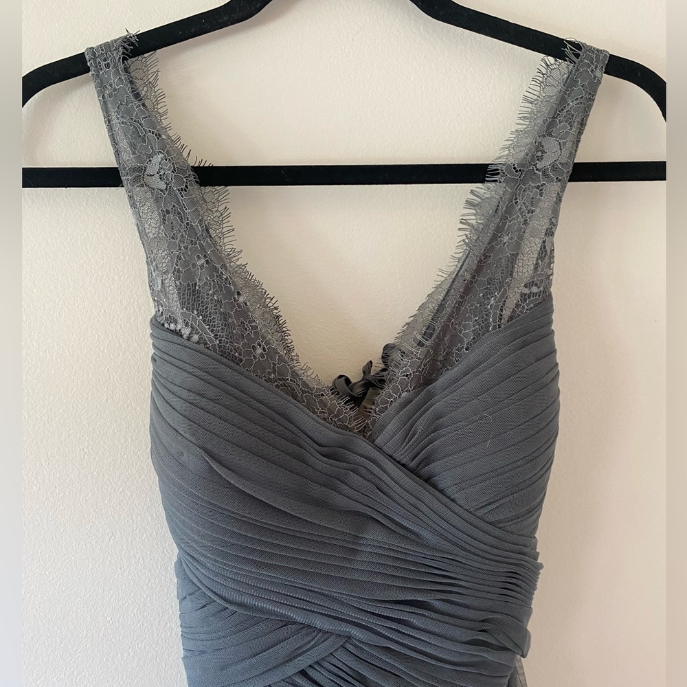 hitherto by Bhldn (Anthropologie) grey dress sz 12 - Picture 3 of 6